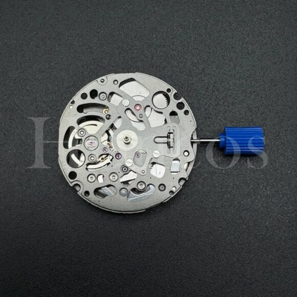 SKx SII NH72 Automatic Watch Movement Silver Skeleton DIY Tool Custom Black - Picture 1 of 4
